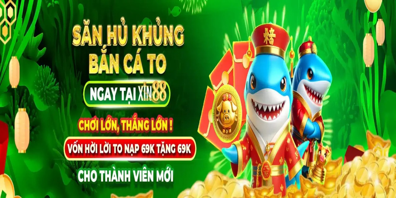 Bắn cá online tại Xin88 - Hành trình phiêu lưu trong đại dương đầy thưởng